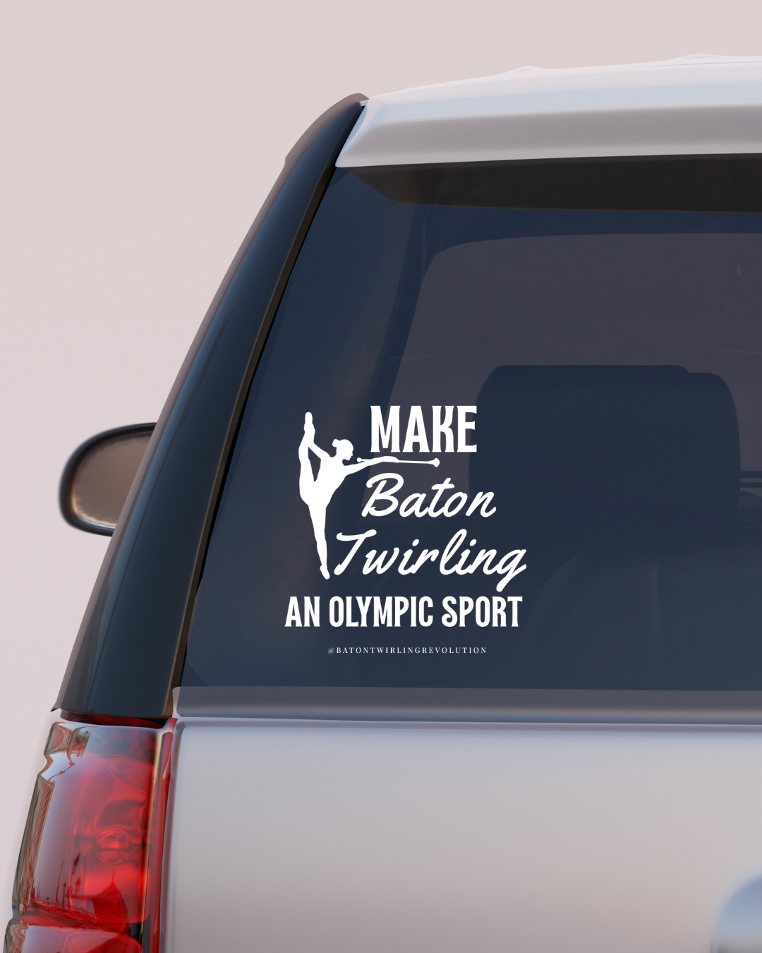 Make Baton Twirling An Olympic Sport Car Decal