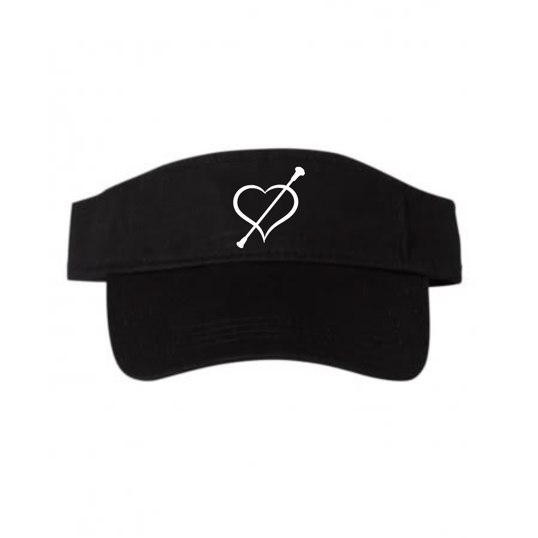 Heart Baton Visor