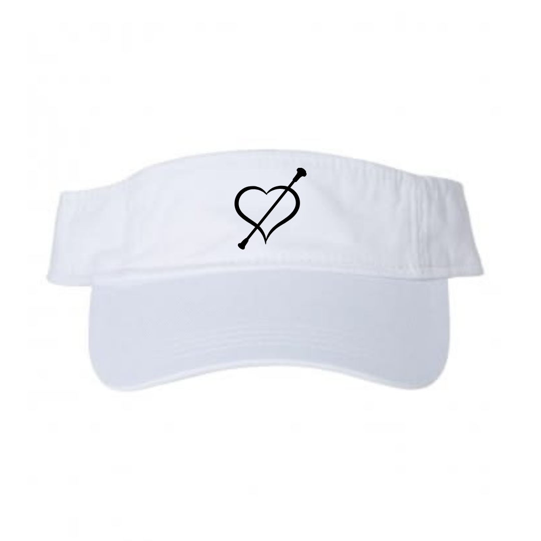 Heart Baton Visor