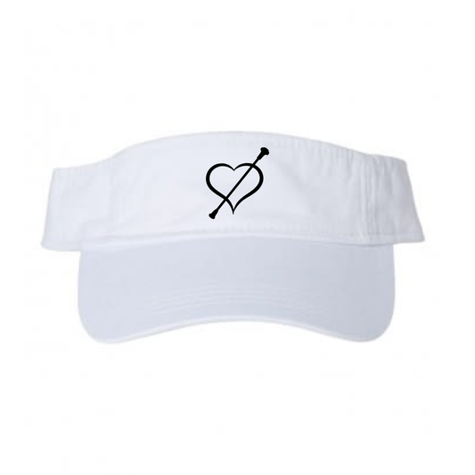 Heart Baton Visor