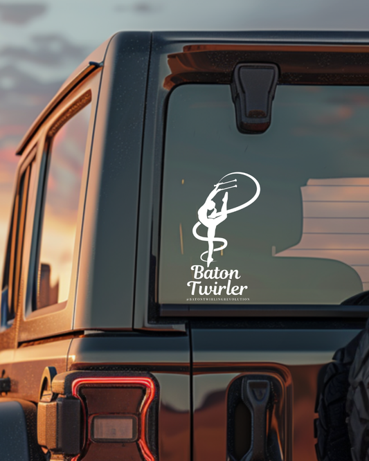 Baton Twirler Car Decal