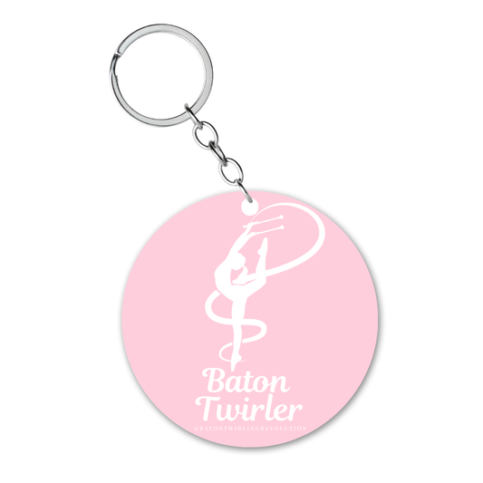 Baton Twirler Key Chain
