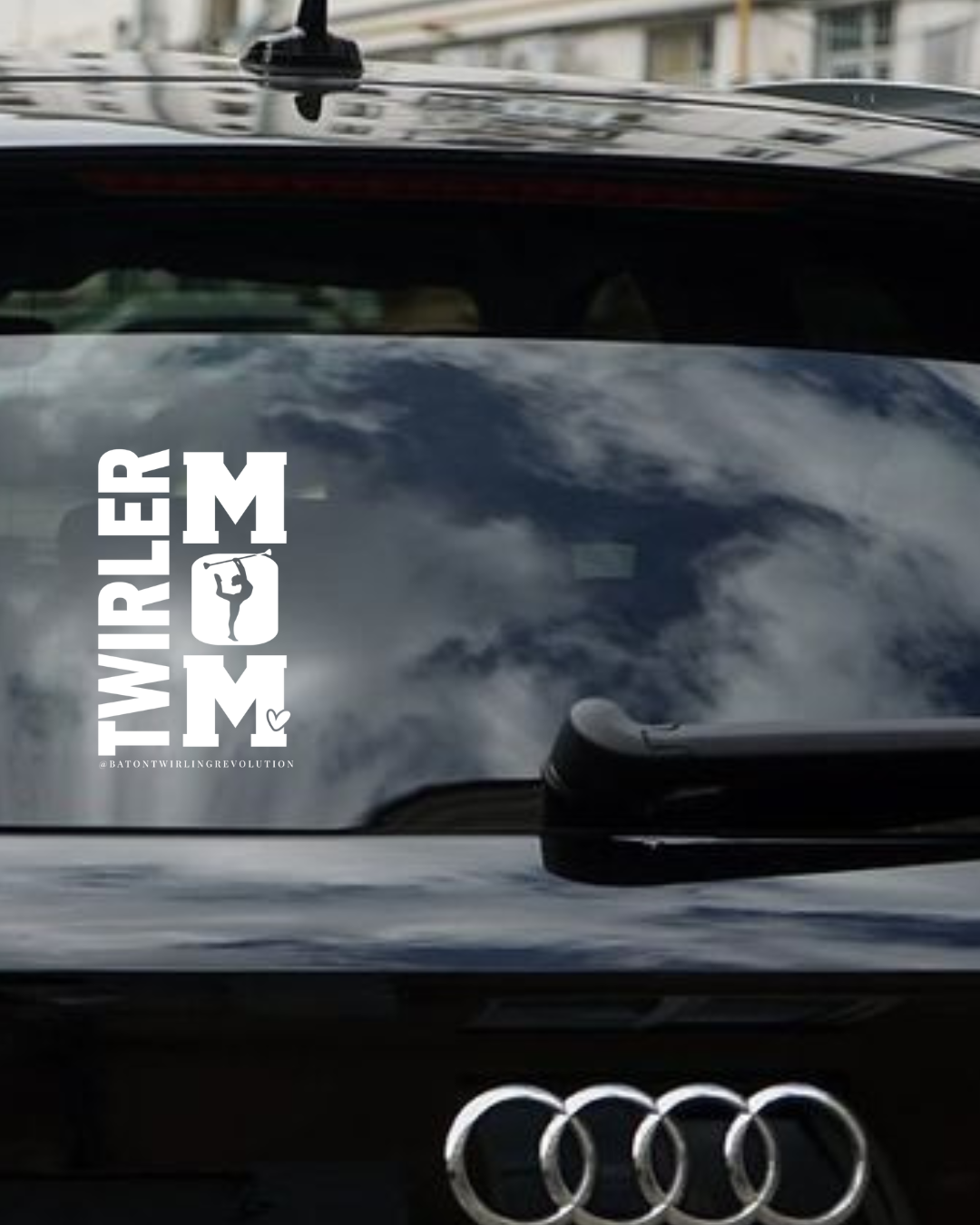 Twirler Mom Car Decal